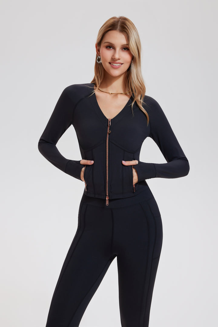 2 Piece Sets Jacket ＆Leggings