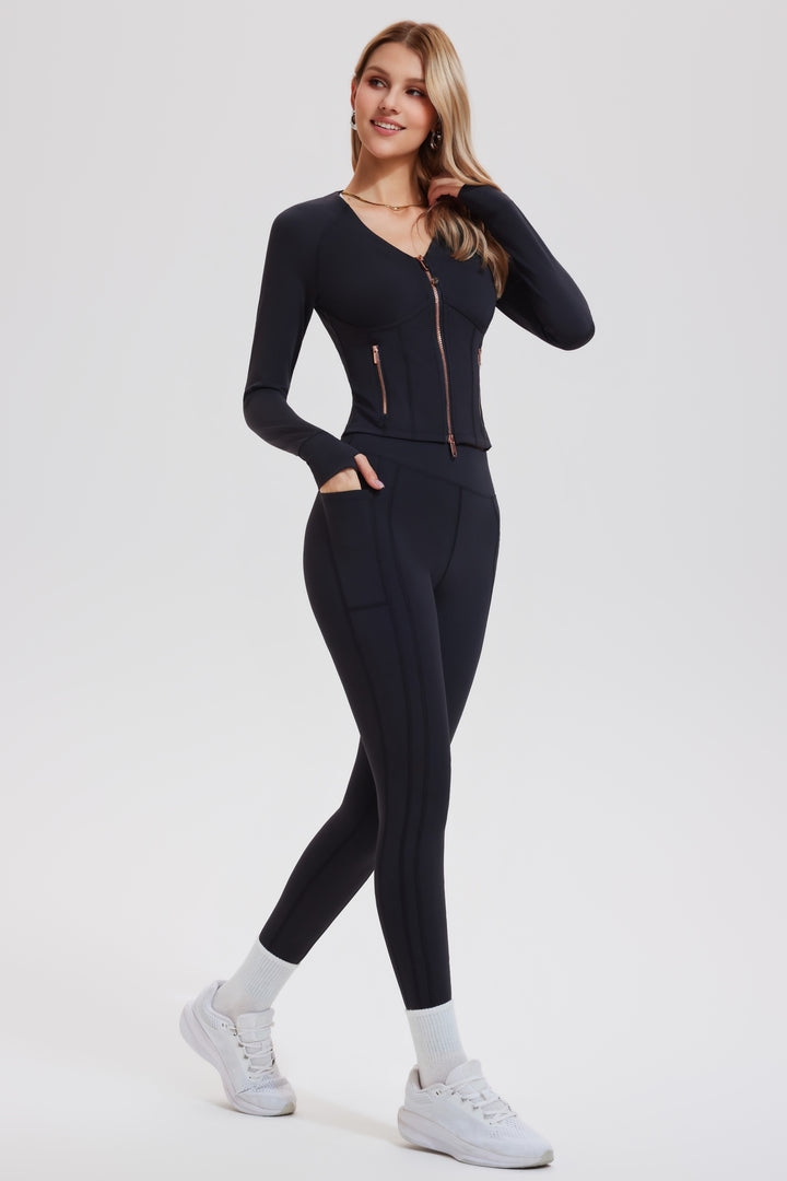 2 Piece Sets Jacket ＆Leggings