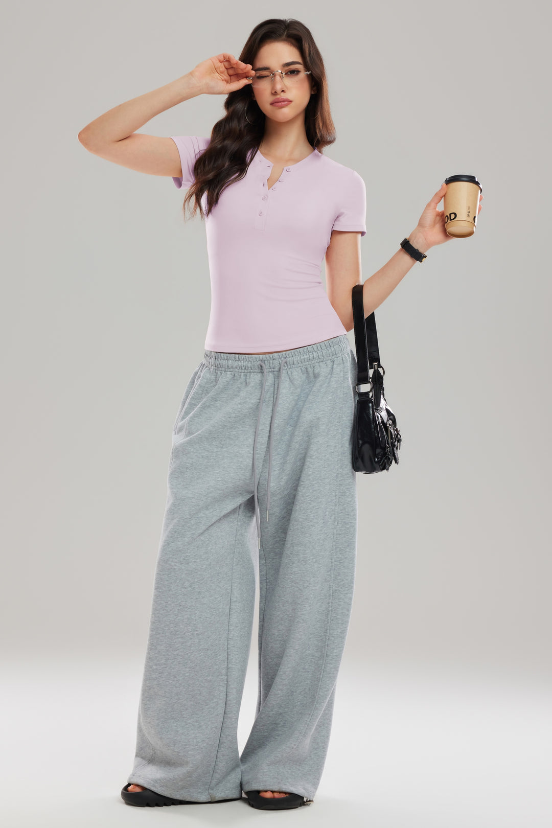 Henley Short Sleeve Top