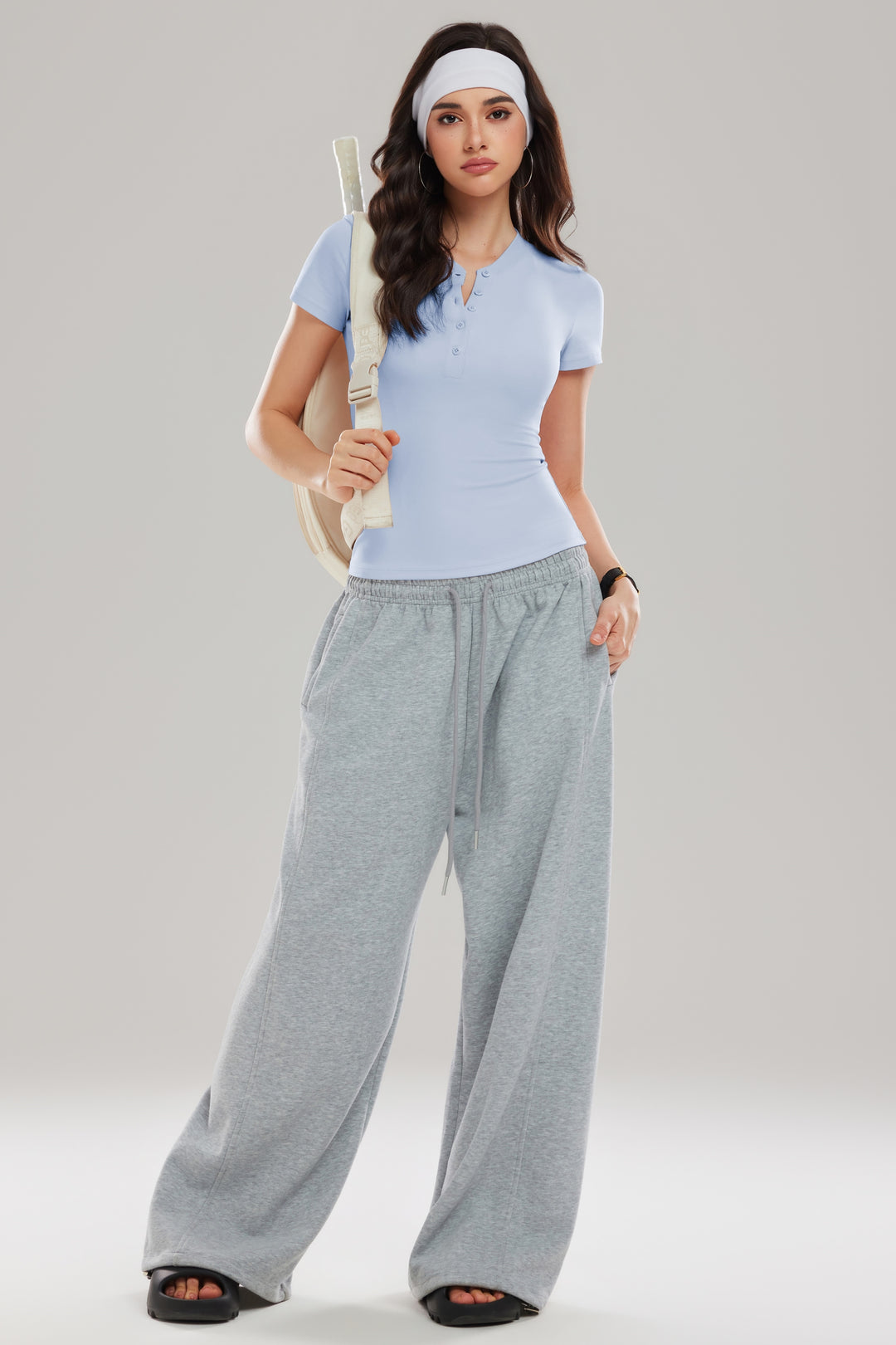 Henley Short Sleeve Top