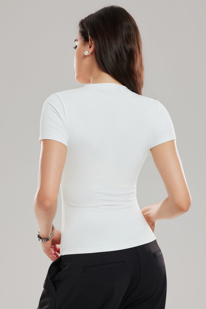 Henley Short Sleeve Top
