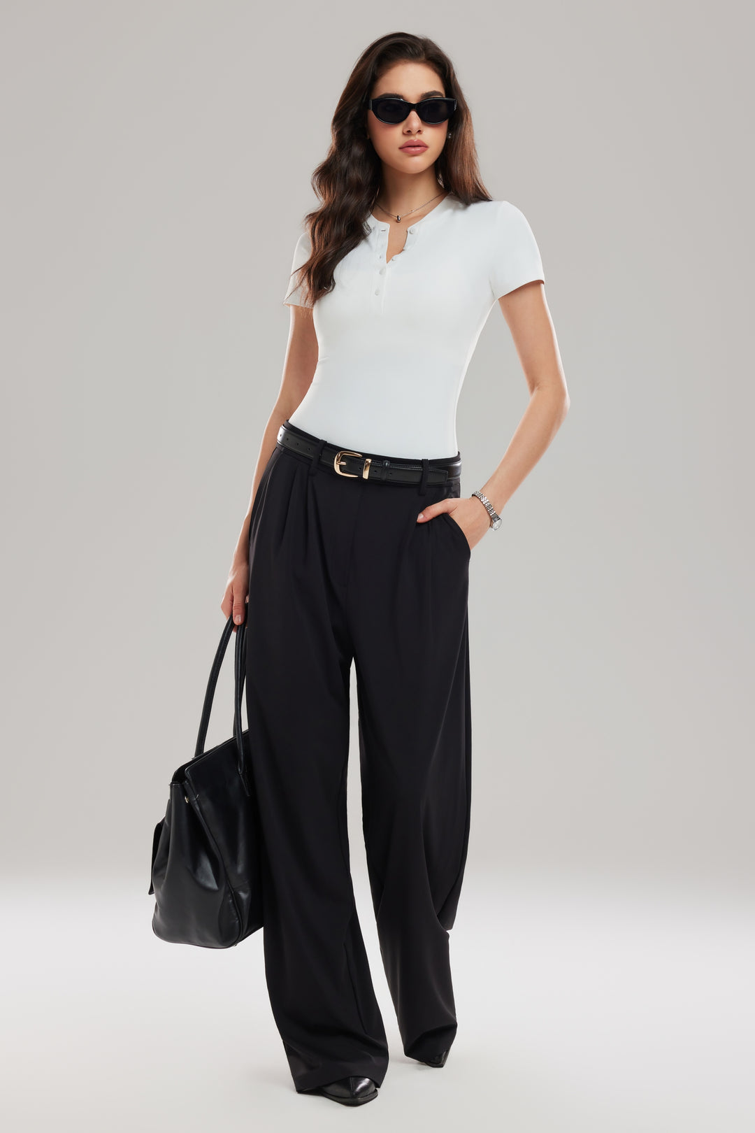 Henley Short Sleeve Top