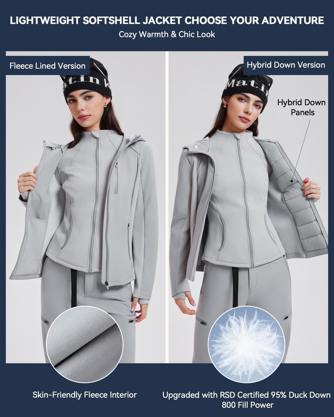 Softshell Jacket with Fleece Lined