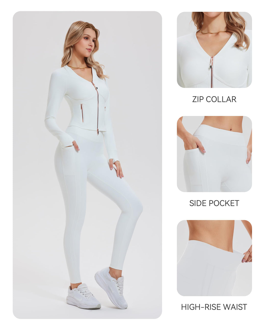 2 Piece Sets Jacket ＆Leggings