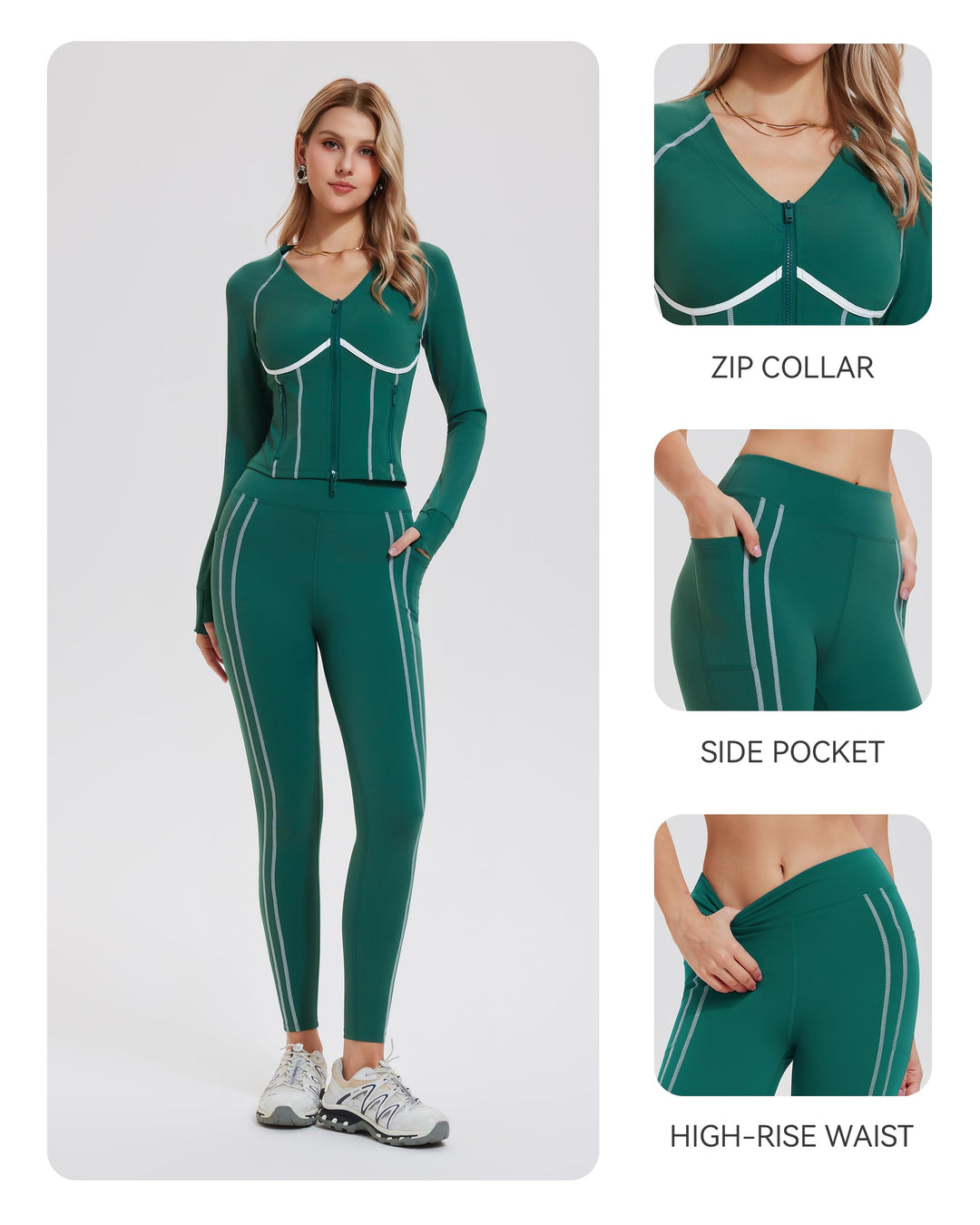 2 Piece Sets Jacket ＆Leggings