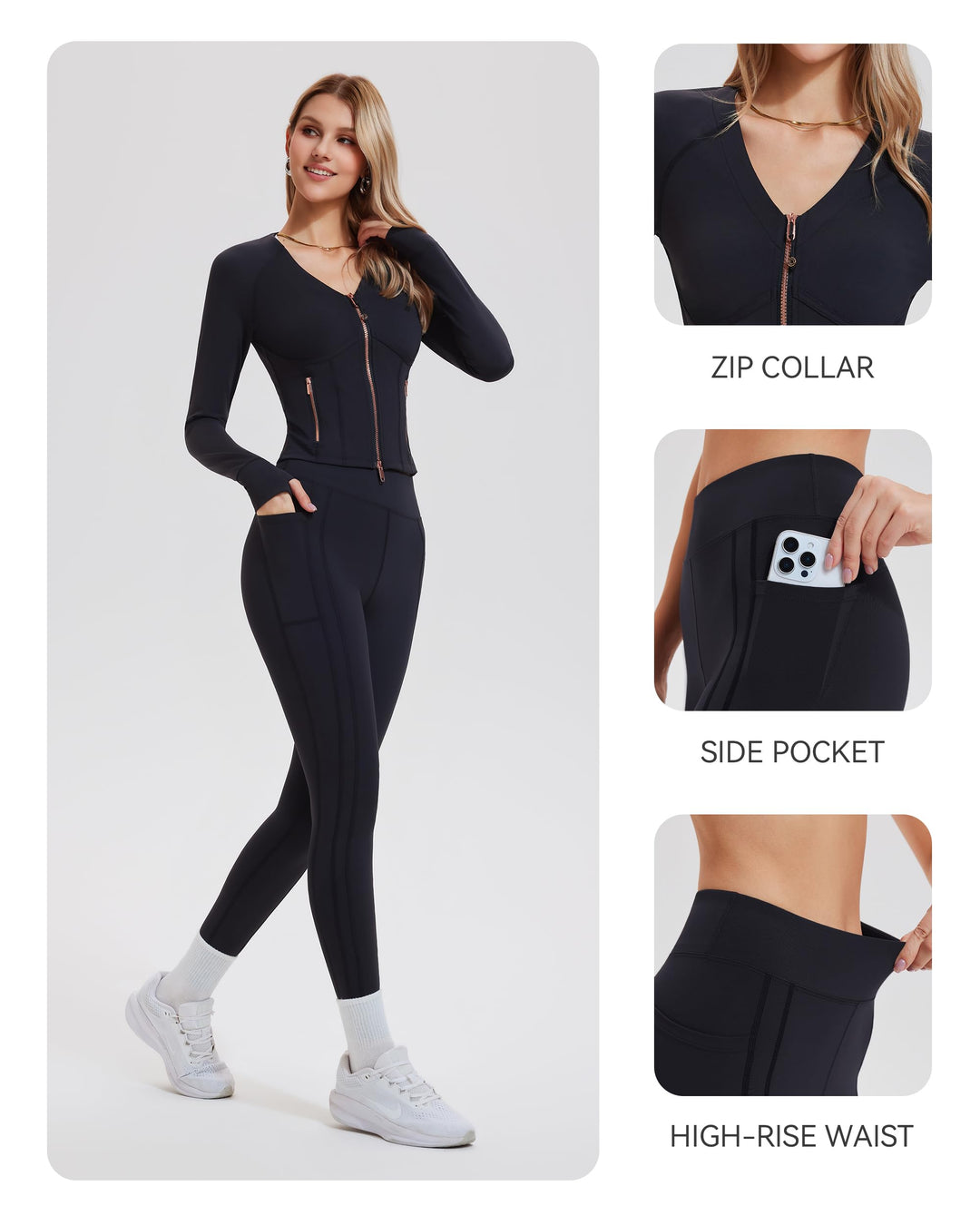 2 Piece Sets Jacket ＆Leggings