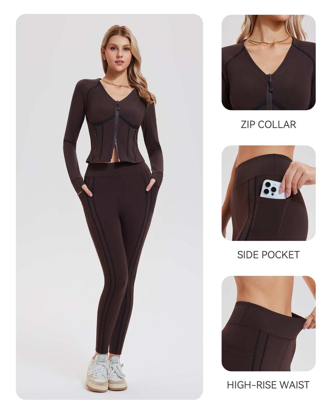 2 Piece Sets Jacket ＆Leggings