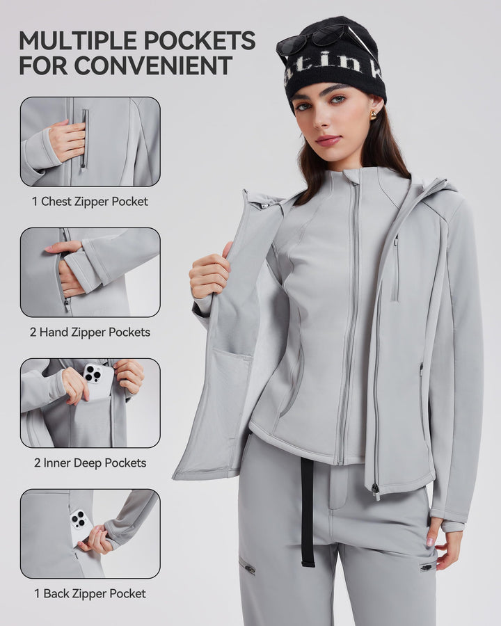 Softshell Jacket with Fleece Lined
