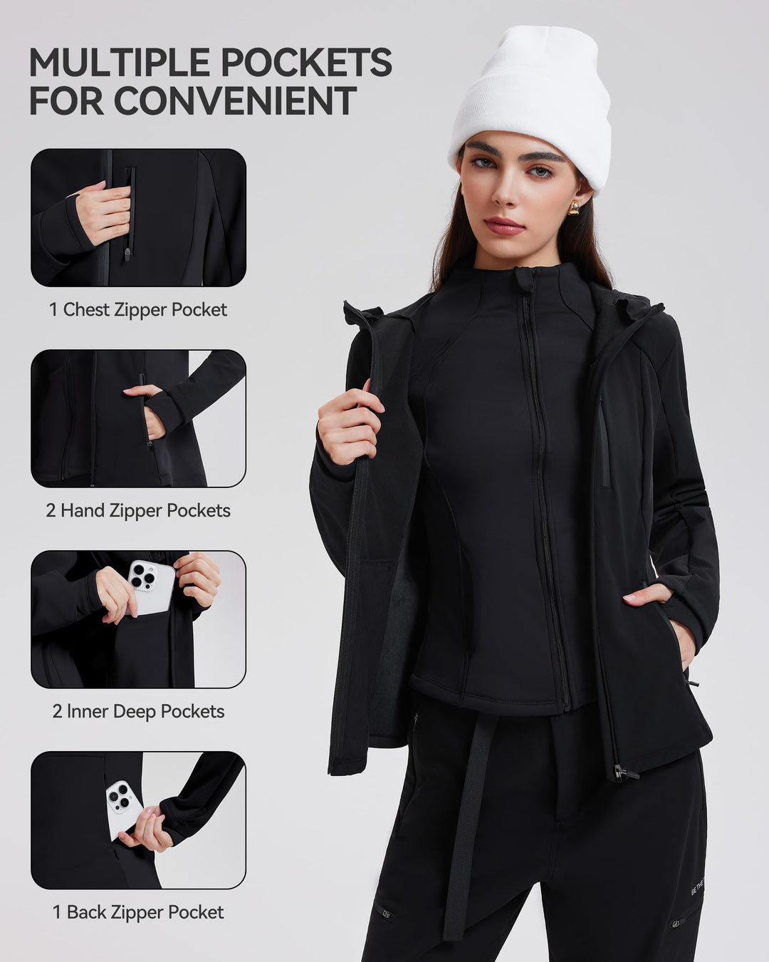 Softshell Jacket with Fleece Lined